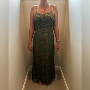 Sue Wong sequined evening gown